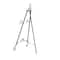 Traditional Black Iron Floor Easel, 46" x 21" x 22"